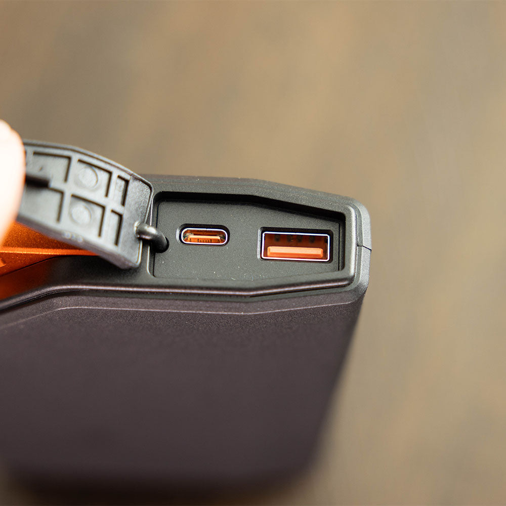 65W Power Bank by Grid Doctor charging ports