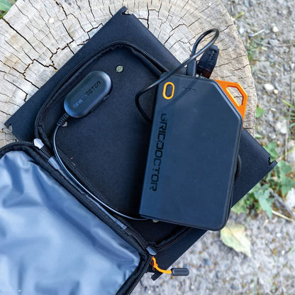 65W Power Bank w/ 15W Solar Panel by Grid Doctor