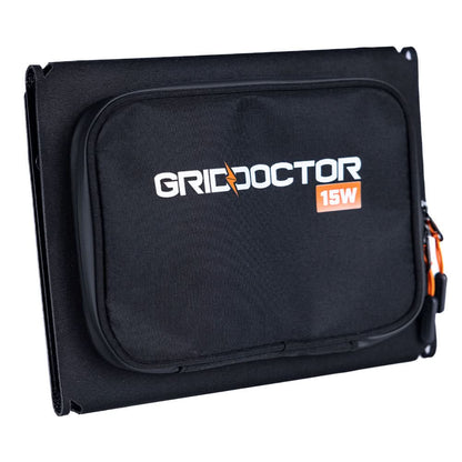 65W Power Bank w/ 15W Solar Panel by Grid Doctor