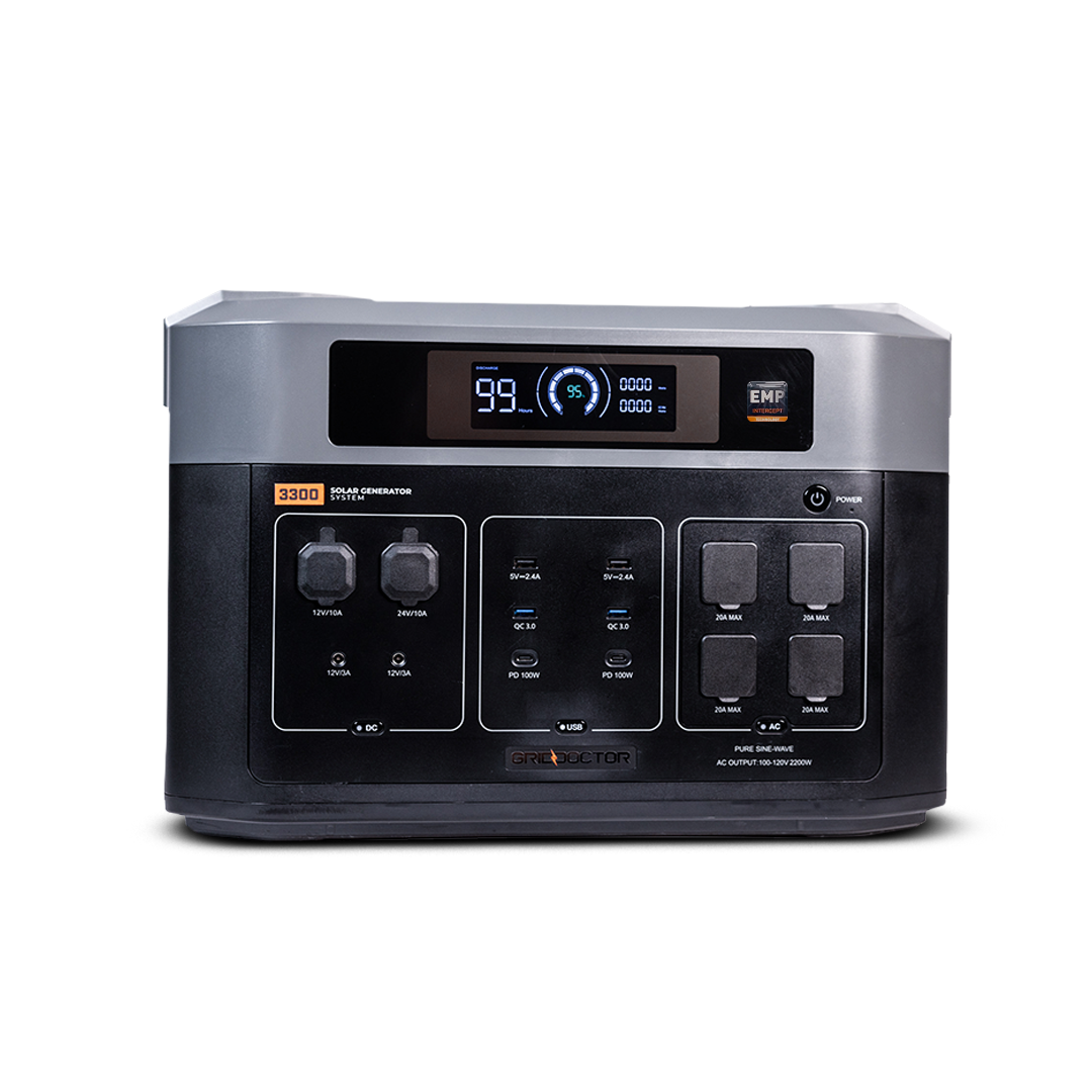 3300 EMP SOLAR GENERATOR SYSTEM – Grid Doctor
