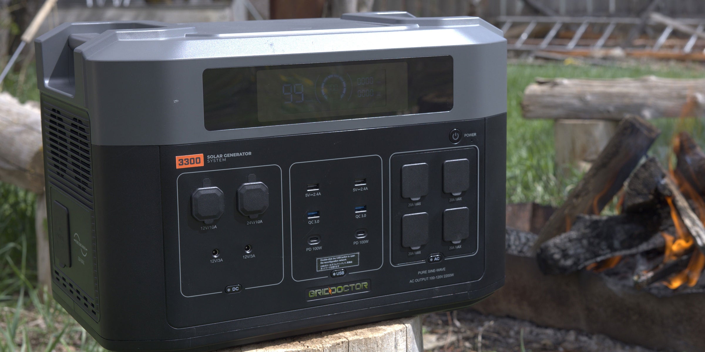 Grid Doctor | Off-Grid Solar Power Solutions for Survival - Grid Doctor 3300 Solar Generator Reviews